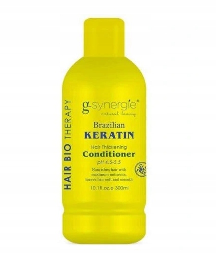 G-Synergie Odżywka do włosów 300 ml Brazilian Keratin Brazylijska Keratyna - obrazek 2