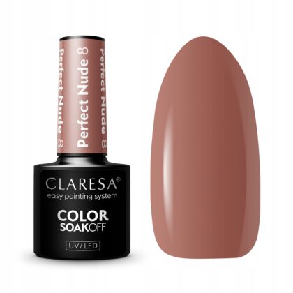 CLARESA LAKIER HYBRYDOWY UV/LED PERFECT NUDE 8 - 5g