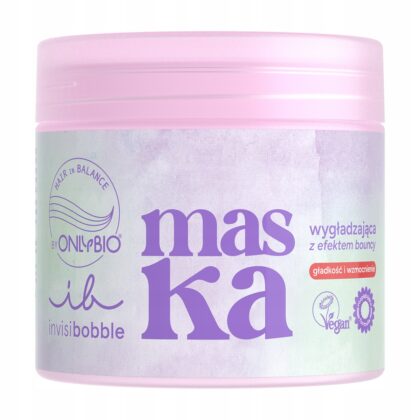 OnlyBio x Invisibobble Maska wygładzająca z efektem bouncy 280ml