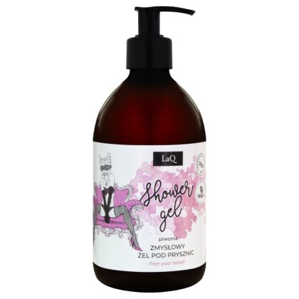 LaQ Kocica Piwonia 500 ml Zmysłowy żel pod prysznic