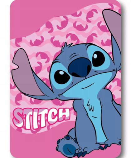 KOC LILO I STITCH POLAROWY 140X100 KOCYK DZIECIĘCY PLED NARZUTA