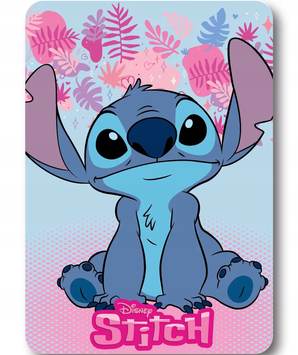 KOC LILO I STITCH POLAROWY 140X100 KOCYK DZIECIĘCY PLED NARZUTA STICH