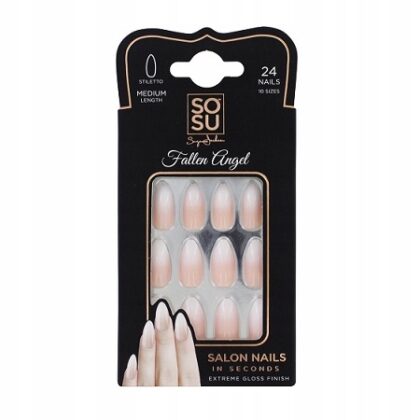 SOSU PREMIUM SZTUCZNE PAZNOKCIE FALLEN ANGEL +KLEJ