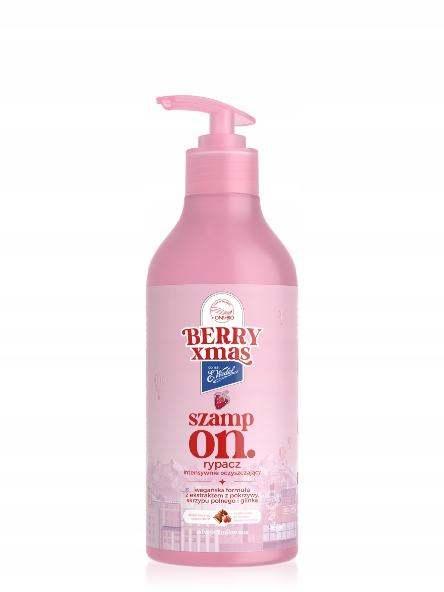 ONLYBIO BERRY XMAS SZAMPON RYPACZ ZAPACH CZEKOLADA TRUSKAWKOWA 400ML