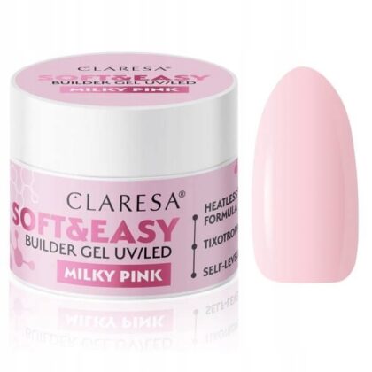 Claresa Żel Budujący Do Paznokci Soft & Easy Builder Gel 45 g - Baby Pink