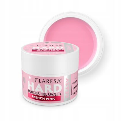 CLARESA ŻEL BUDUJĄCY HARD&EASY FRENCH PINK 12g