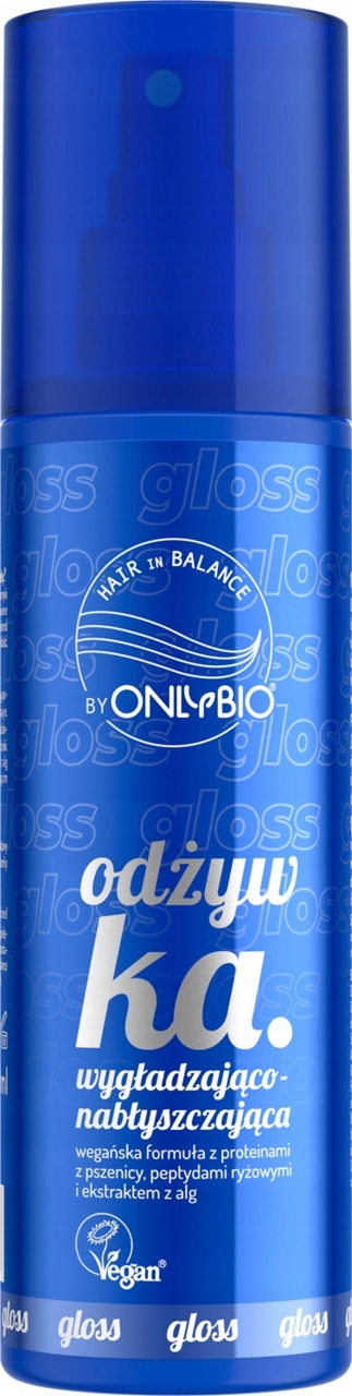 ONLYBIO VOLUME GLOSS ODŻYWKA WYGŁADZAJĄCO NABŁYSZCZAJĄCA 200ML