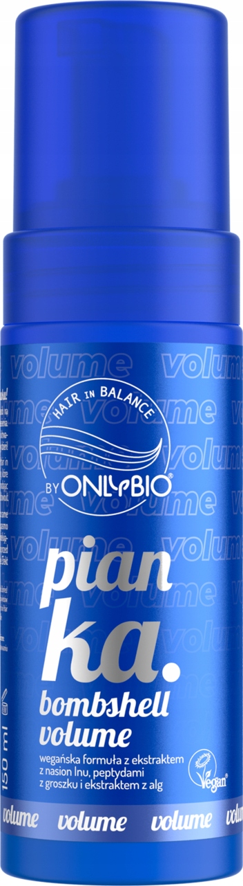 ONLYBIO VOLUME BOMBSHELL PIANKA DO WŁOSÓW ZWIĘKSZAJĄCA OBJĘTOŚĆ 150ML