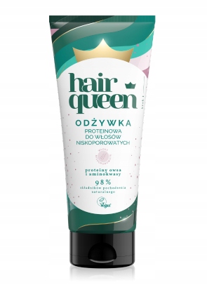 HAIR QUEOdżywka proteinowa do włosów niskoporowatych 200ml