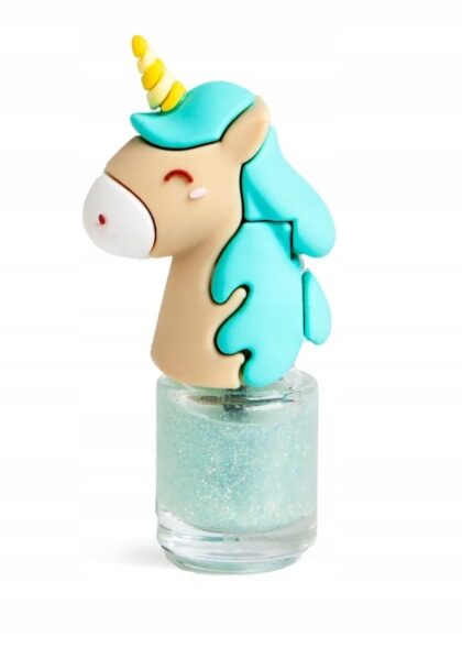 MARTINELIA LAKIER DO PAZNOKCI DLA DZIECI BROKATOWY UNICORN MIĘTOWY