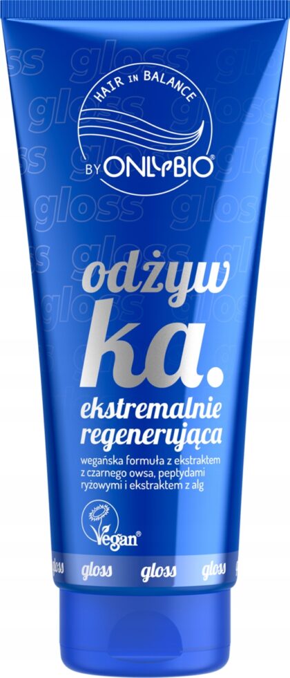 ONLYBIO VOLUME GLOSS ODŻYWKA EKSTREMALNIE REGENERUJĄCA 200ML