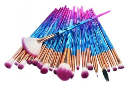 Zestaw pędzli do makijażu syntetyczne włosie