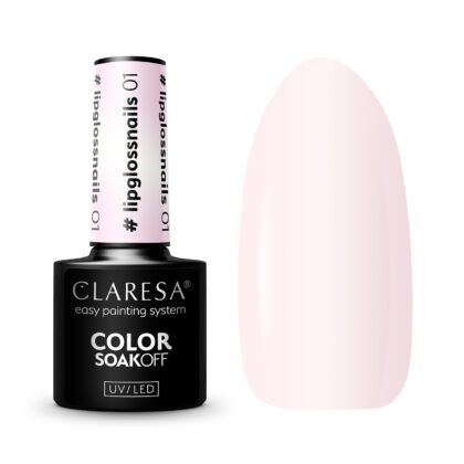 CLARESA Lakier hybrydowy #lipglossnails 01 5g
