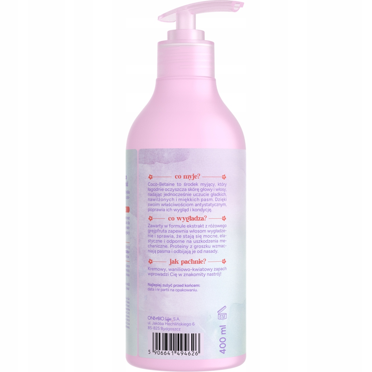OnlyBio x Invisibobble Hair in Balance Szampon wygładzający 400 ml - obrazek 3