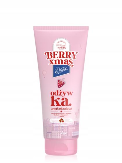 ONLYBIO BERRY XMAS ODŻYWKA WYGŁADZAJĄCA ZAPACH CZEKOLADA TRUSKAWKOWA 200 ML