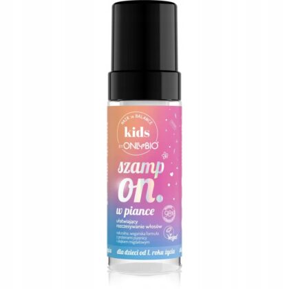 ONLYBIO KIDS Szampon w piance ułatwiający rozczesywanie 150ML