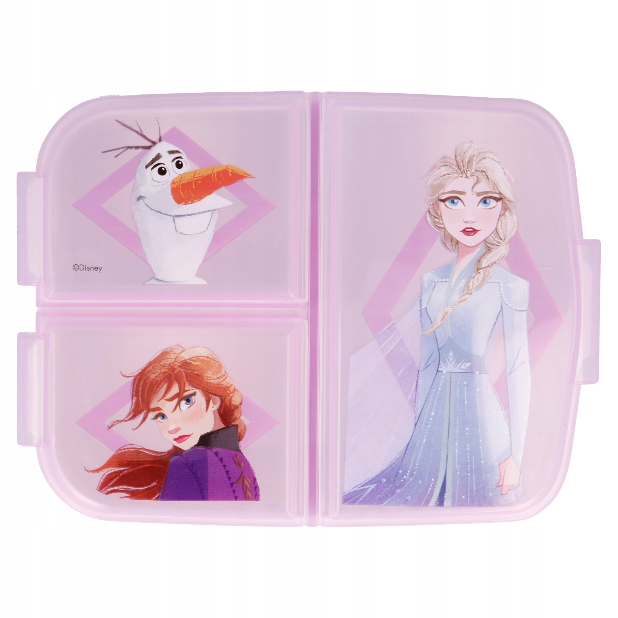 FROZEN KRAINA LODU Śniadaniówka trzykomorowa 900 ml