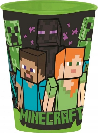 MINECRAFT Kubek plastikowy zielony 260ml