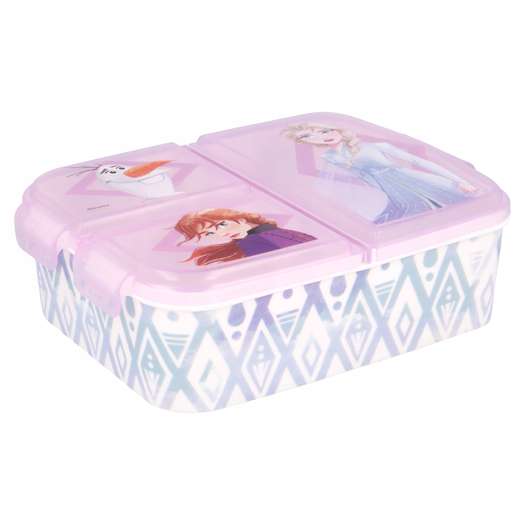 FROZEN KRAINA LODU Śniadaniówka trzykomorowa 900 ml - obrazek 2