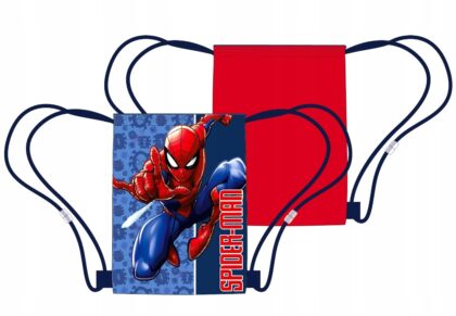 SPIDERMAN Niebieski worek torba sportowa 40 x 34 cm