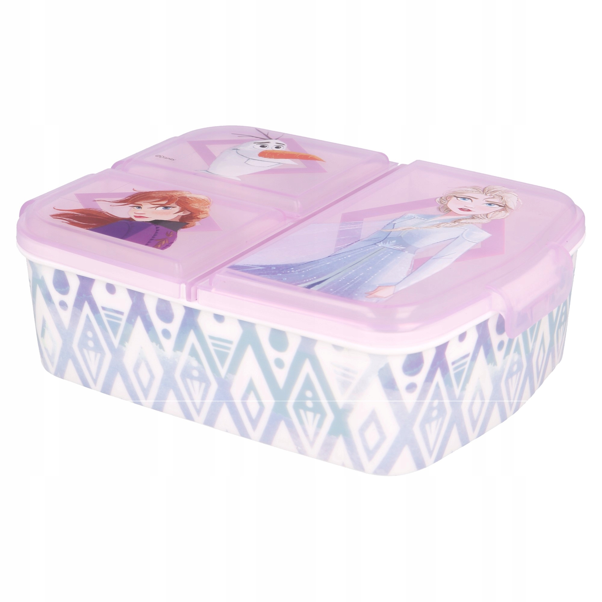 FROZEN KRAINA LODU Śniadaniówka trzykomorowa 900 ml - obrazek 3