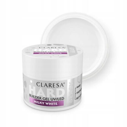 CLARESA ŻEL BUDUJĄCY HARD&EASY MILKY WHITE 12g