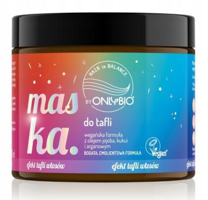 ONLYBIO HAIR IN BALANCE MASKA DO TAFLI BOGATA, EMOLIENTOWA FORMUŁA 200ml
