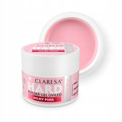 CLARESA ŻEL BUDUJĄCY HARD&EASY MILKY PINK 12g