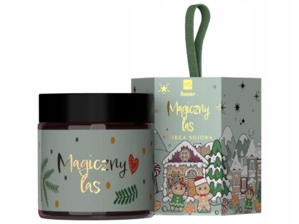 HISKIN Świeca zapachowa sojowa Świąteczna Magiczny las 1szt.