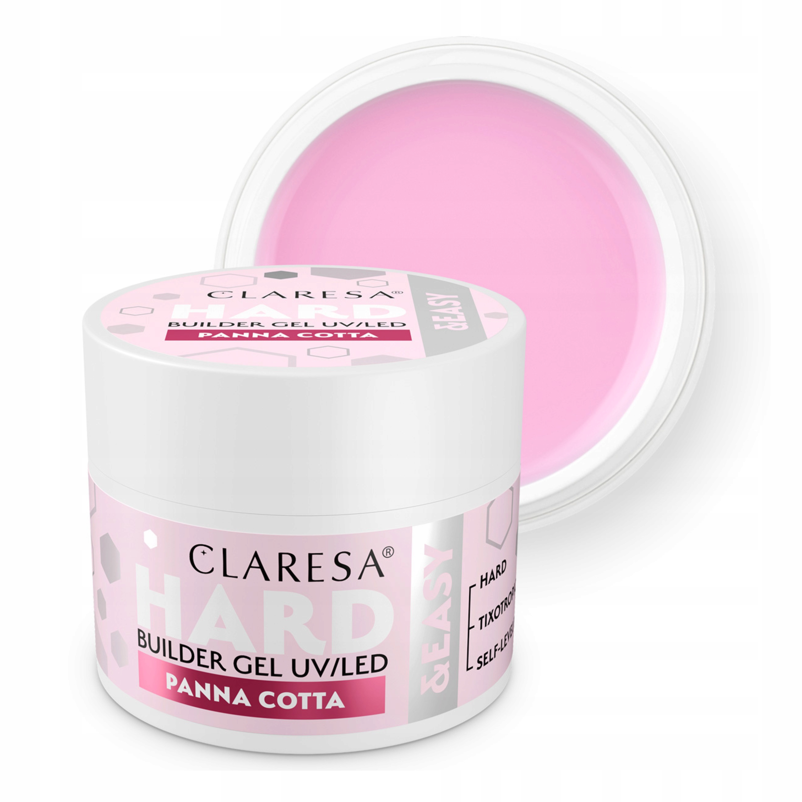 CLARESA ŻEL BUDUJĄCY HARD&EASY PANNA COTTA 45g