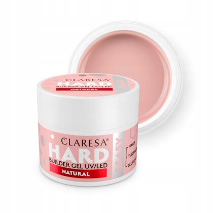 CLARESA ŻEL BUDUJĄCY HARD&EASY NATURAL 12g