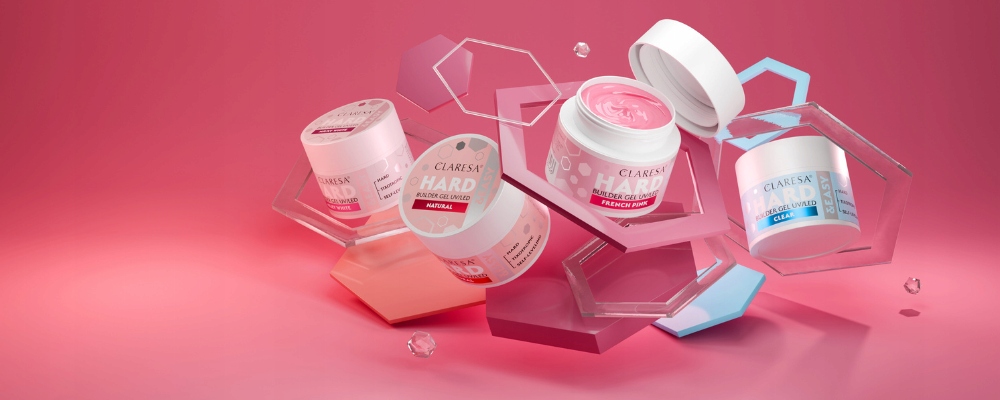 CLARESA ŻEL BUDUJĄCY HARD&EASY PANNA COTTA 45g - obrazek 4