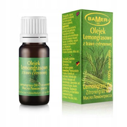 Bamer Olejek eteryczny Lemongrasowy z trawy cytrynowej 100% naturalny 7ml