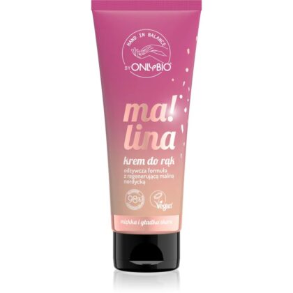 ONLYBIO Krem do rąk MALINA 50ml