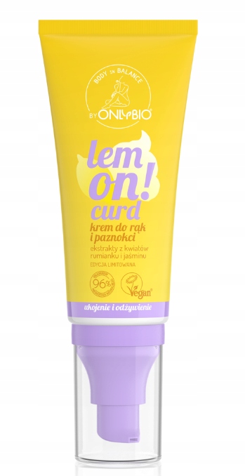 ONLYBIO BODY IN BALANCE KREM DO RĄK 50ML CYTRYNA