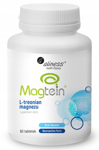 Aliness MAGTEIN Magnez 2000 L-TREONIAN L-Threonate MAGNEZU Koncentracja