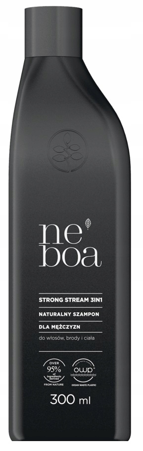 NEBOA Szampon Strong Stream 3w1 300 ml oczyszczanie