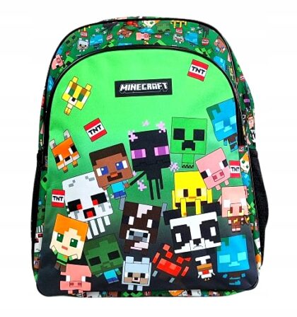 Plecak szkolny jednokomorowy Minecraft Characters - 40 x 30 x 17 cm