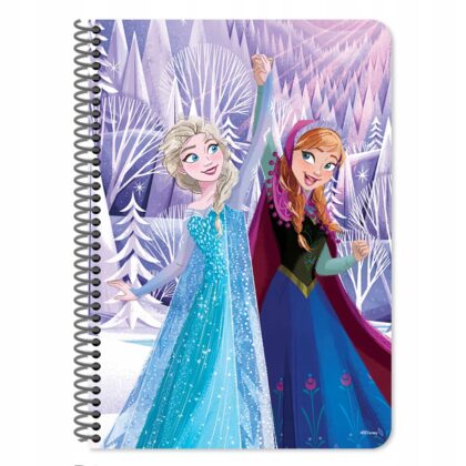 FROZEN NOTES SPIRALA FORMAT A5 60 KARTEK KRAINA LODU