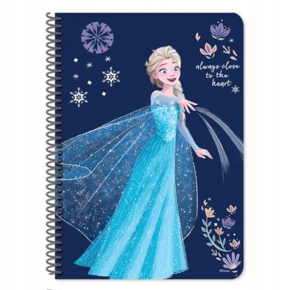 FROZEN NOTES SPIRALA FORMAT A5 60K