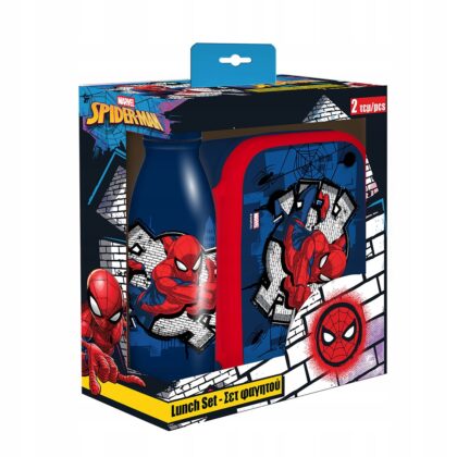 SPIDERMAN BIDON 500ml + ŚNIADANIÓWKA poj. 800ml