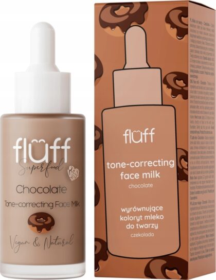 FLUFF MLEKO DO TWARZY WYRÓWNUJĄCE KOLORYT CZEKOLADA 40ML