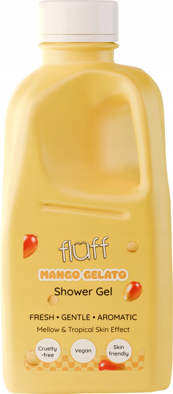 FLUFF Żel do mycia ciała - Mango Gelato 500 ml - obrazek 4