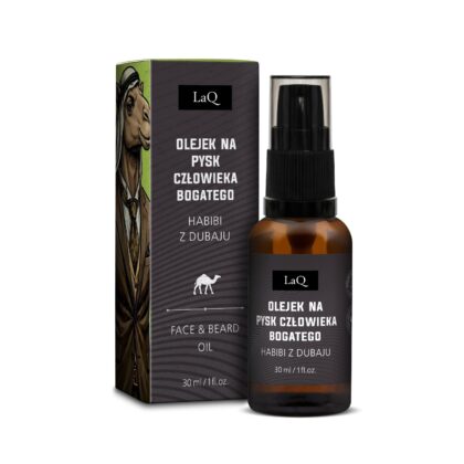 LAQ HABIBI Z DUBAJU Olejek do brody czarny 30ml