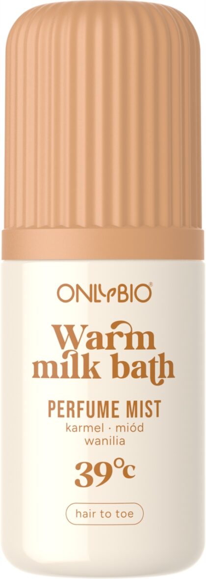 ONLYBIO Warm milk bath 39°C Mgiełka do włosów i ciała, perfumowana 100 ml