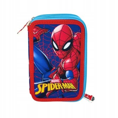 SPIDERMAN Piórnik z wyposażeniem 3 KOMOROWY - obrazek 2