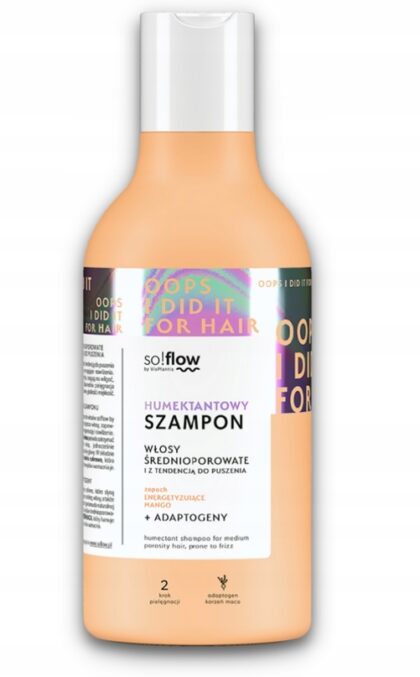 Vis Plantis So!Flow szampon Humektantowy do włosów średnioporowatych 400ml