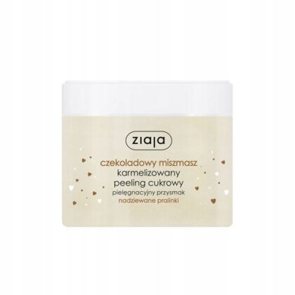 ZIAJA Peeling do ciała cukrowy karmelizowany Czekoladowy Miszmasz 300 ml