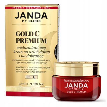Janda Gold C Premium Krem przeciwstarzeniowy do twarzy dzień i noc 50 ml