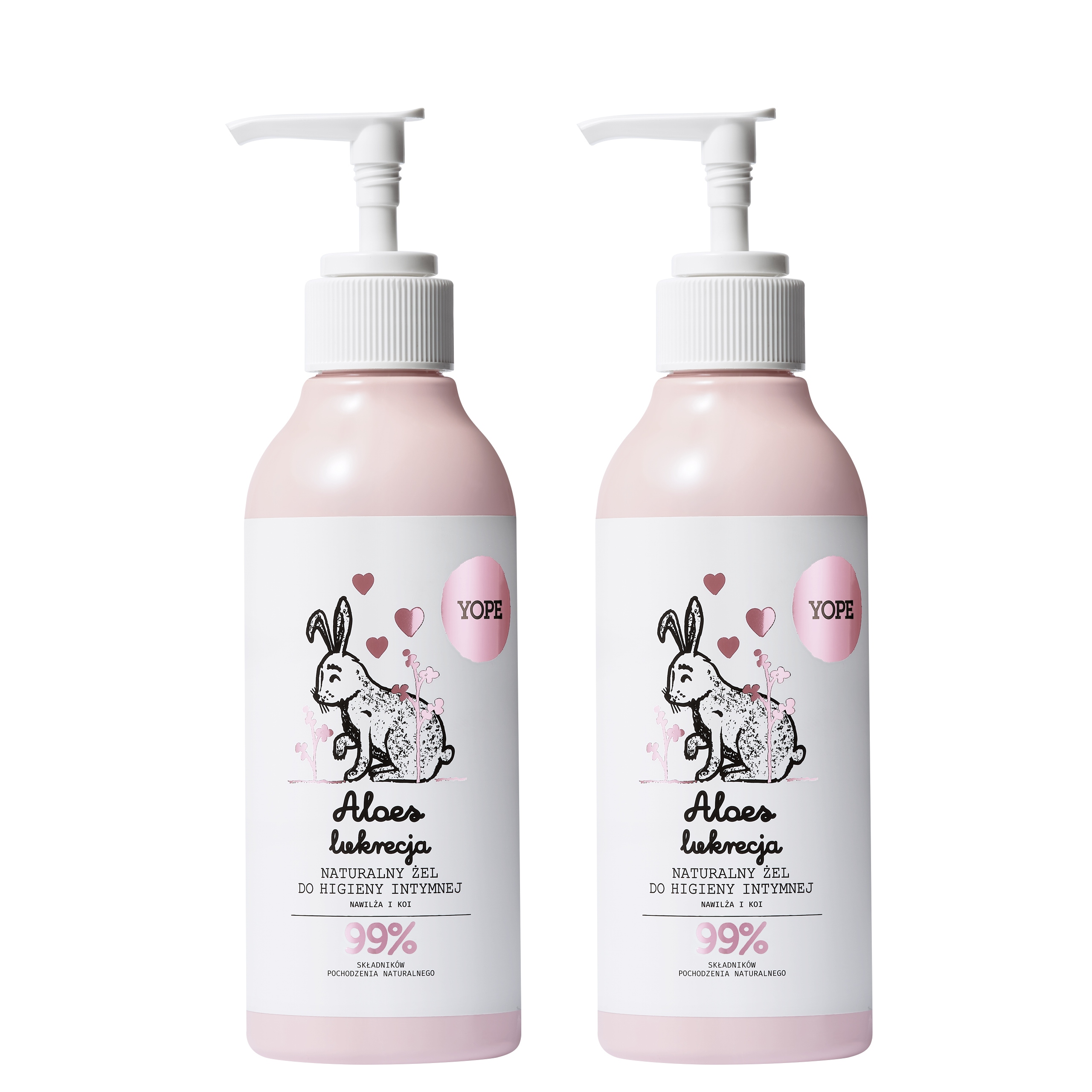 YOPE Naturalny żel do higieny intymnej Aloes Lukrecja 300 ml - obrazek 3